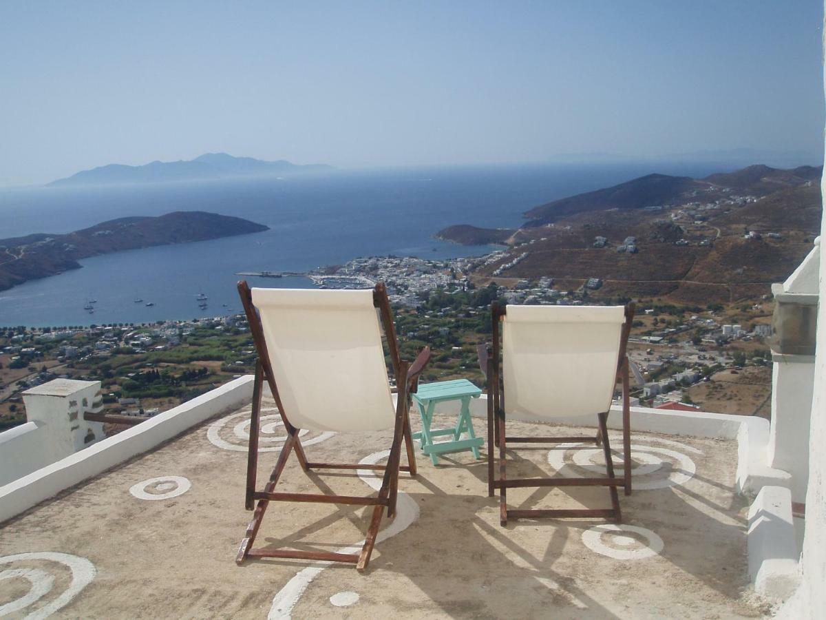 Traditional Stone House With Breathtaking View Serifos Town ภายนอก รูปภาพ